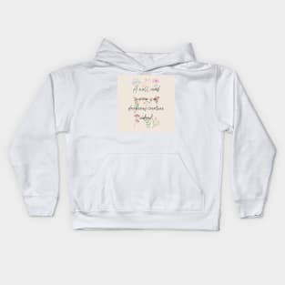 A Well Read woman Kids Hoodie